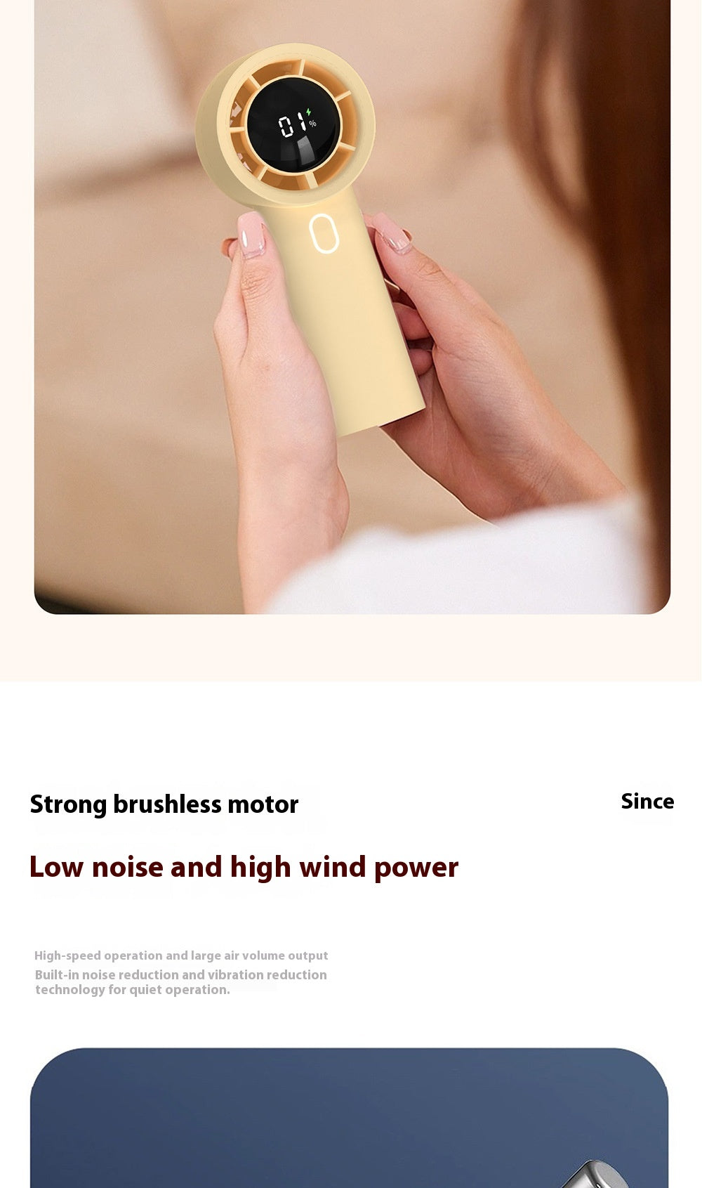 Handheld High-speed Turbo Fan